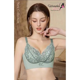 Sexy-V Premium Lace & Satin Bra