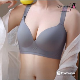 Jamelia Seamless Plus-sized Energy Stone Massage Bra