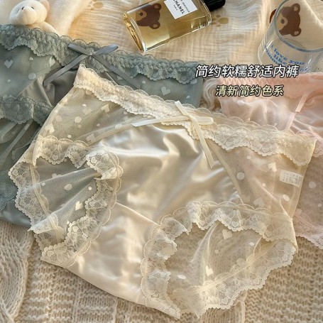 Vessa Trailing Hearts Premium Silk Panties