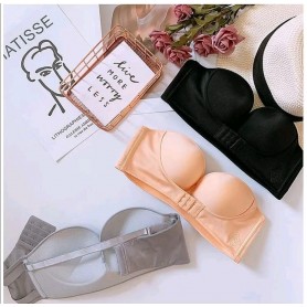 Front-clasp Strapless Bra