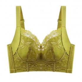 Plus-size Designer Floral Leaves Bra