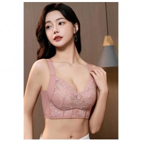 Plus-size Designer Floral Leaves Bra