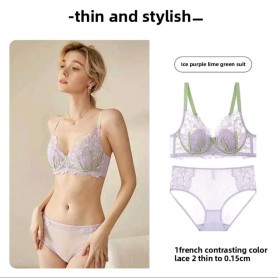 Ultra Thin and Comfortable Lace Bra & Panty Set
