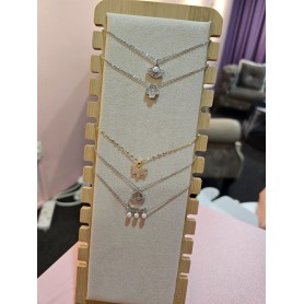 Assorted Stainless Steel Silver Pendant withChain