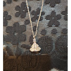 Premium Stainless Steel Silver Pendant with Chain