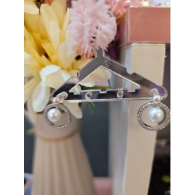 Divine Halo Pearl Earrings