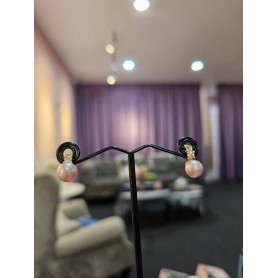 Tai Fei Pink Stud Natural Pearl