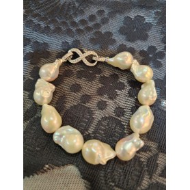 Natural Baroque Pearls Bracelet