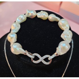 Natural Baroque Pearls Bracelet
