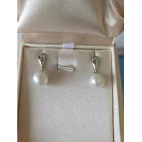 Casual Style Daggly Pearl Earrings
