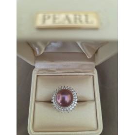 Royal Emperor Natural Purple Pearl Ring