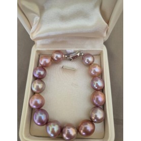 Multicolor Baroque Majestic Pearl Bracelet 15mm