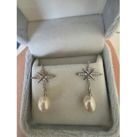 Natural Pearl Socialite Earrings