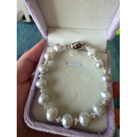 Natural Blue Pearls Bracelet