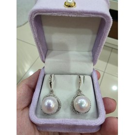 Swirl Dream Classy Dangly pearl Earrings