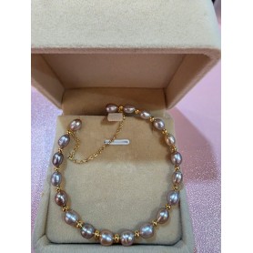 Teardrop Multicolor Pearl Bangle