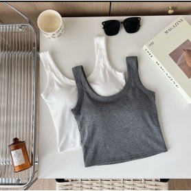 Crop Inner Cotton Top