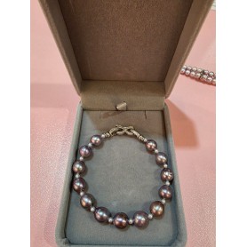 Emperor Purple Pearl Bracelet
