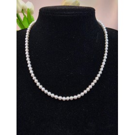 Premium Natural White Baby Pearl Necklace