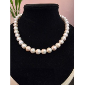 Natural White Pearl 12mm Necklace