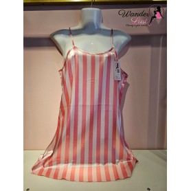 Stripe Satin Night Dress 10