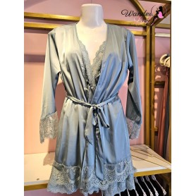 Sexy Lace Setting Night Dress with Robe