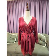 Sexy Lace Setting Night Dress with Robe