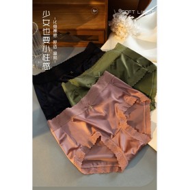 Seamless Ice Silk Mid Waist Panties (L)