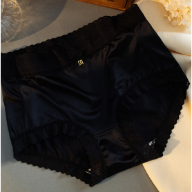 Seamless Ice Silk Mid Waist Panties (XL)