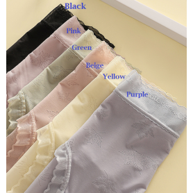 Ultra Thin Ice Silk Mid Waist Panties 680819