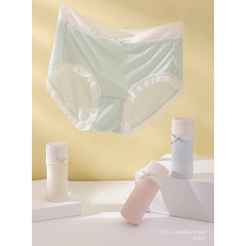 Seamless Ice Silk Mid Waist Panties (Size L - 40-60Kg) 680820