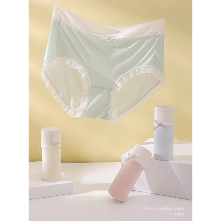 Seamless Ice Silk Mid Waist Panties (Size L - 40-60Kg) 680820 - Wander Lust