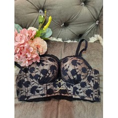 Collagen Lace Bra with Energy Stone